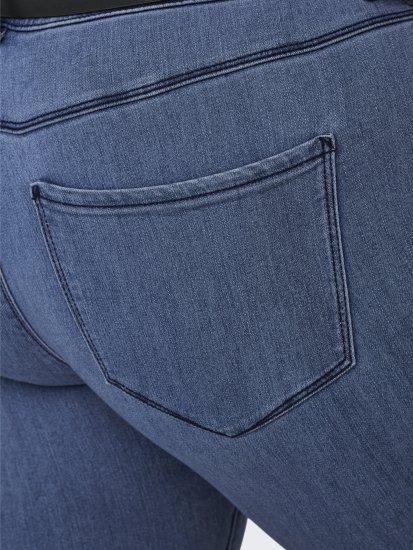 Only Carmakoma Thunder Life Skinny Fit Jeans Blue Denim - Női Farmer & Nadrágok Nagy Méretekben – Plus Size - 