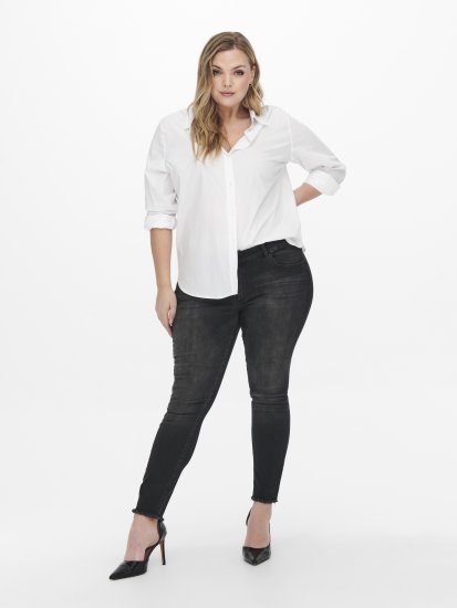 Only Carmakoma Willy Skinny Fit Jeans Black - Farmer - 