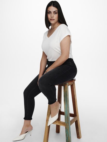 Only Carmakoma Willy Skinny Fit Jeans Black - Farmer - 