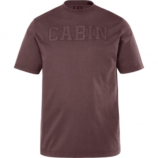 JP1880 T-Shirt Short Sleeve Cabin Mahogany Brown - Pólók - Nagyméretű pólók - 2XL-14XL