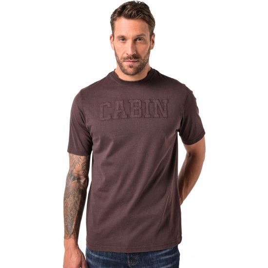 JP1880 T-Shirt Short Sleeve Cabin Mahogany Brown - Pólók - Nagyméretű pólók - 2XL-14XL