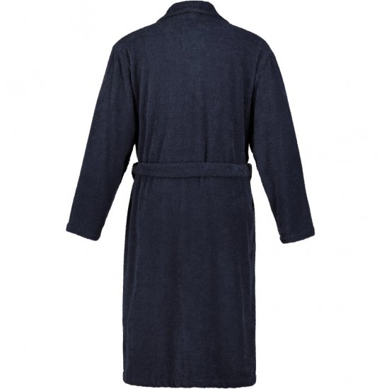 JP1880 Bathrobe Extra Soft Terry Cloth Dark Navy - Alsónemű & Strandruhák - Nagyméretű Alsónemű 2XL-8XL