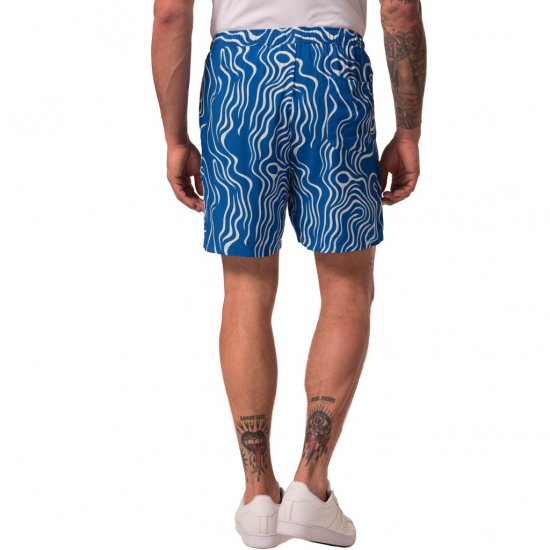 JP1880 Bermuda Shorts All-over Print Royal Blue - Rövidnadrág - Nagyméretű Rövidnadrág W40-W60