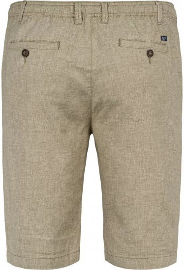 North Latitude 41106 Linen Shorts Beige - Rövidnadrág - Nagyméretű Rövidnadrág W40-W60