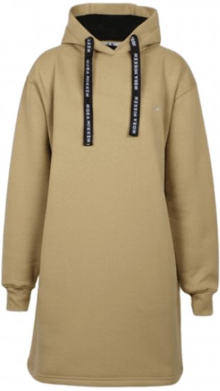 Nora Mikken KRISTINA Long Hoodie Camel - Pulóverek & kapucnis pulóverek - 