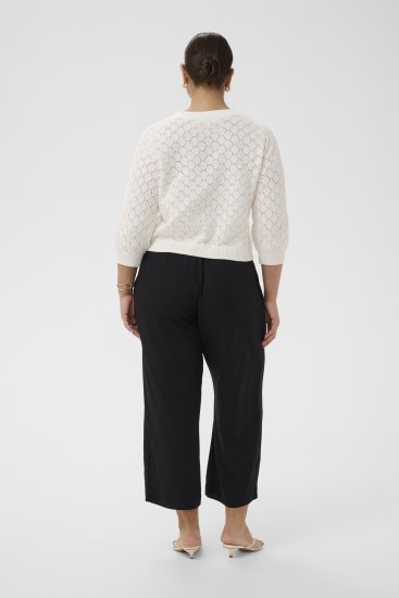 Kaffe Curve Kathrina Pullover White - Kötött pulóverek - 