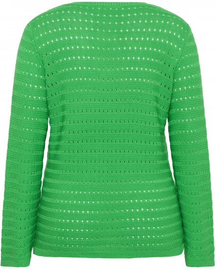 Kaffe Curve Metty Pullover Bright Green - Kötött pulóverek - 
