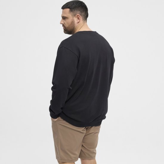 North Latitude Sweatshirt Black TALL - FÉRFIRUHÁZAT MT-6XLT - TALL-méretek