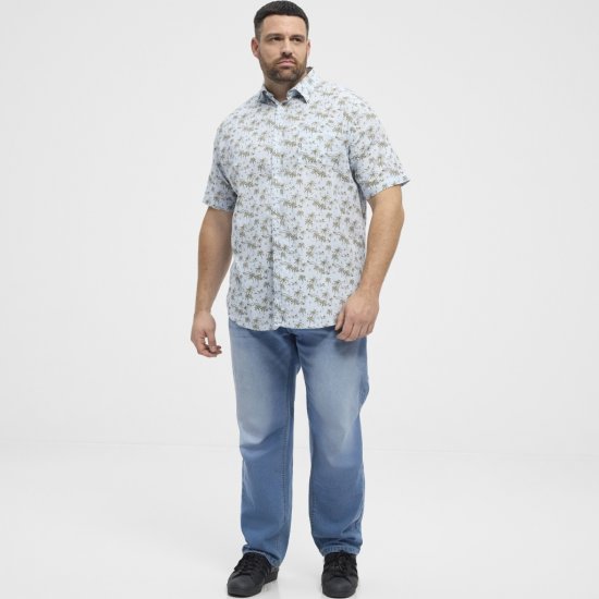 North Latitude Shirt Short Sleeve Light Blue - Ingek - Ingek 2XL-10XL