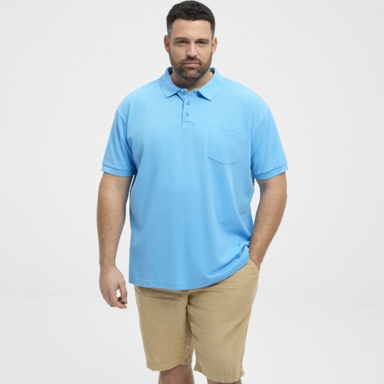 North Latitude Polo Pique Short Sleeve Turquoise - Pólóingek - Galléros Pólók 2XL-8XL - Pólóingek 2XL-8XL