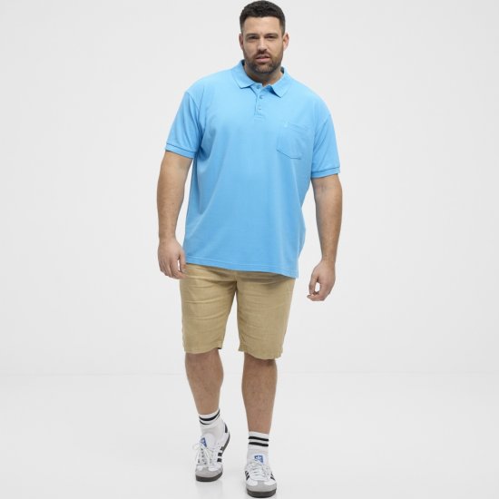 North Latitude Polo Pique Short Sleeve Turquoise - Pólóingek - Galléros Pólók 2XL-8XL - Pólóingek 2XL-8XL