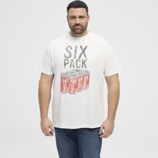 North Latitude T-Shirt Coca-Cola White - Pólók - Nagyméretű pólók - 2XL-14XL