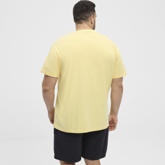 North Latitude T-Shirt Printed Yellow - Pólók - Nagyméretű pólók - 2XL-14XL