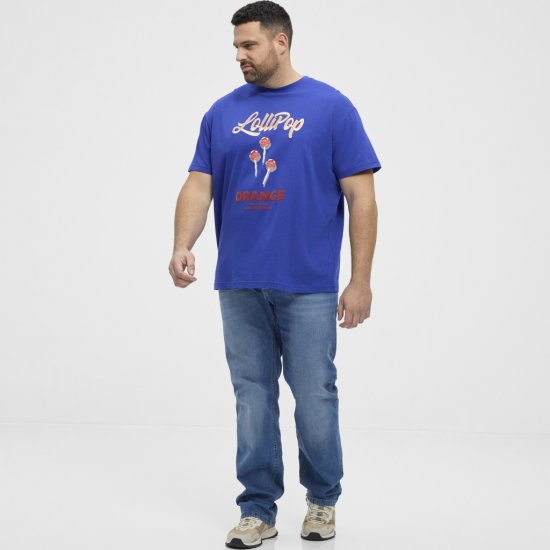 North Latitude T-Shirt Lollipop Blue - Pólók - Nagyméretű pólók - 2XL-14XL