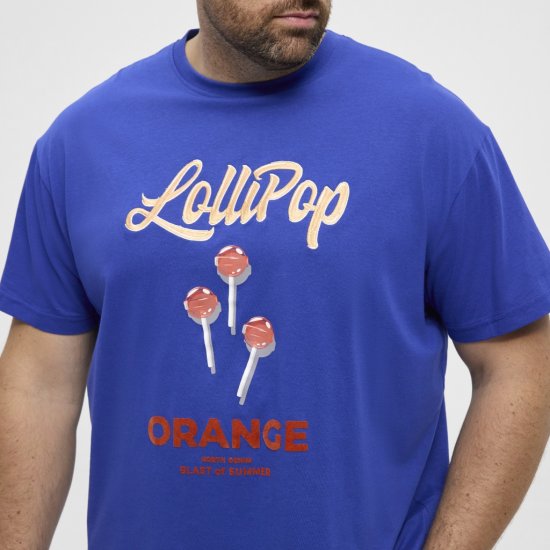 North Latitude T-Shirt Lollipop Blue - Pólók - Nagyméretű pólók - 2XL-14XL