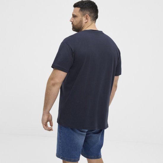 North Latitude T-Shirt Ice Cream Navy - Pólók - Nagyméretű pólók - 2XL-14XL