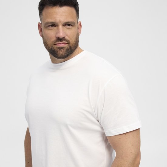 North Latitude T-Shirt 2-Pack White - Pólók - Nagyméretű pólók - 2XL-14XL