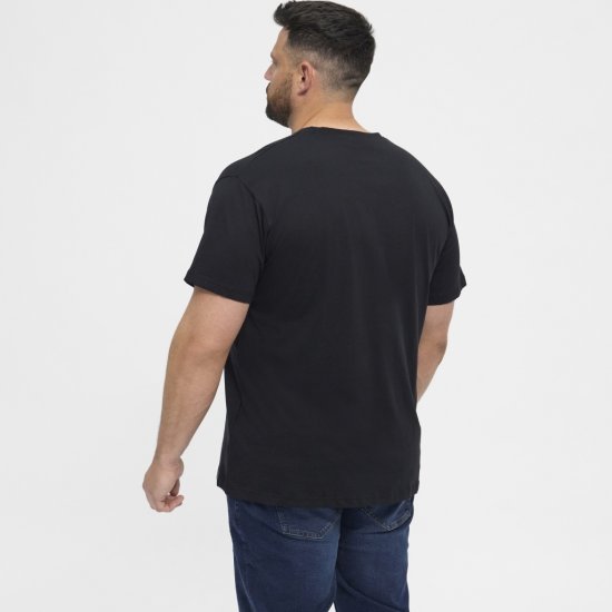 North Latitude T-Shirt 2-Pack Black - Pólók - Nagyméretű pólók - 2XL-14XL