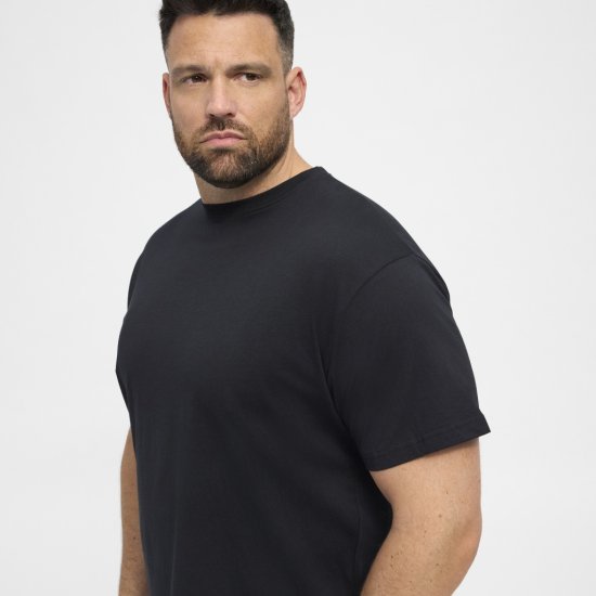 North Latitude T-Shirt 2-Pack Black - Pólók - Nagyméretű pólók - 2XL-14XL