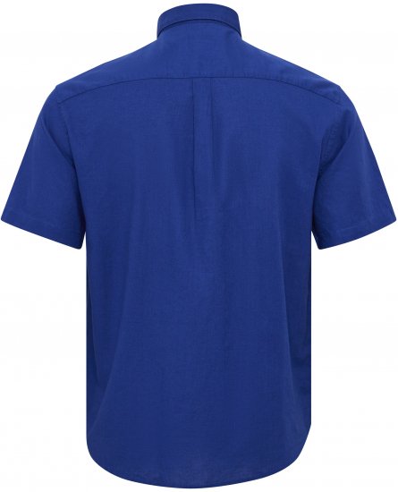 North Latitude Shirt Short Sleeve TALL Blue - FÉRFIRUHÁZAT MT-6XLT - TALL-méretek
