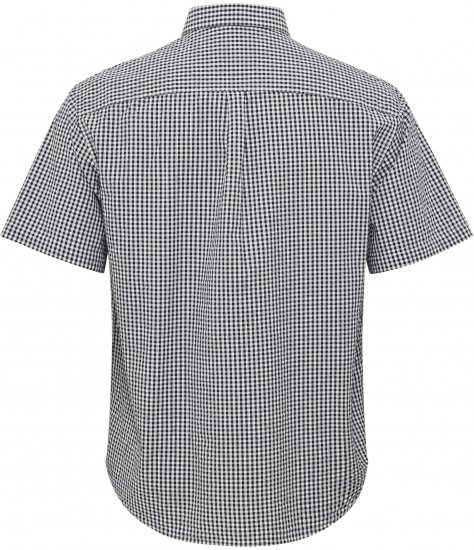 North Latitude Shirt Short Sleeve Checked Grey - Ingek - Ingek 2XL-10XL