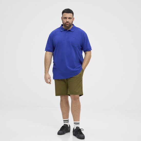 North Latitude Polo Pique Short Sleeve Cobalt Blue - Pólóingek - Galléros Pólók 2XL-8XL - Pólóingek 2XL-8XL