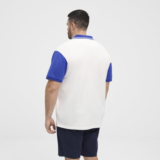 North Latitude Polo Short Sleeve Blue And White - Pólóingek - Galléros Pólók 2XL-8XL - Pólóingek 2XL-8XL