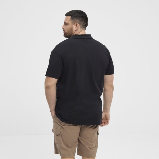 North Latitude Polo Pique Short Sleeve Black - Pólóingek - Galléros Pólók 2XL-8XL - Pólóingek 2XL-8XL