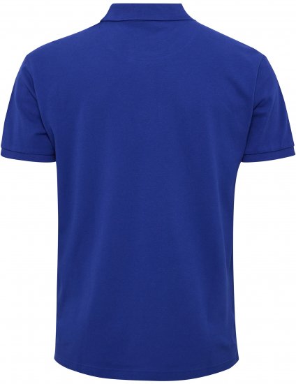 North Latitude Polo Pique Print Short Sleeve Cobalt Blue - Pólóingek - Galléros Pólók 2XL-8XL - Pólóingek 2XL-8XL
