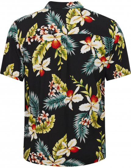 North Latitude Shirt Short Sleeve Printed Allover Black - Ingek - Ingek 2XL-10XL
