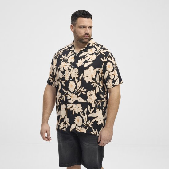 North Latitude Shirt Cuba Short Sleeve Navy - Ingek - Ingek 2XL-10XL
