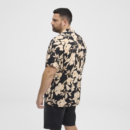 North Latitude Shirt Cuba Short Sleeve Navy - Ingek - Ingek 2XL-10XL