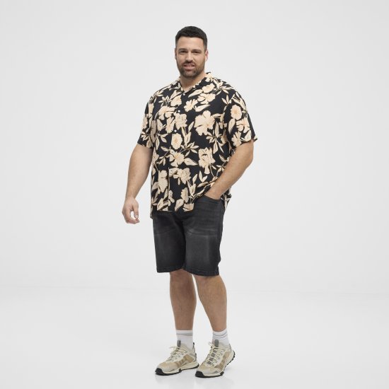 North Latitude Shirt Cuba Short Sleeve Navy - Ingek - Ingek 2XL-10XL