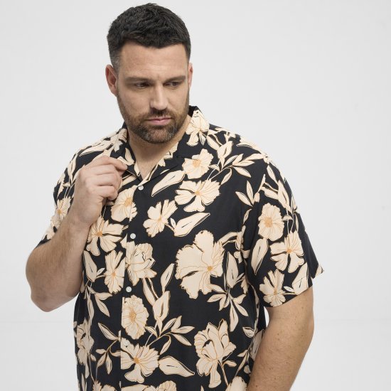 North Latitude Shirt Cuba Short Sleeve Navy - Ingek - Ingek 2XL-10XL