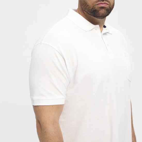 North Latitude Polo Short Sleeve White - Pólóingek - Galléros Pólók 2XL-8XL - Pólóingek 2XL-8XL