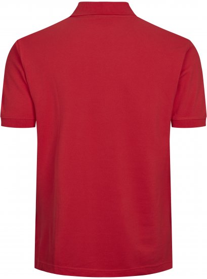 North Latitude Polo Short Sleeve Red TALL - FÉRFIRUHÁZAT MT-6XLT - TALL-méretek