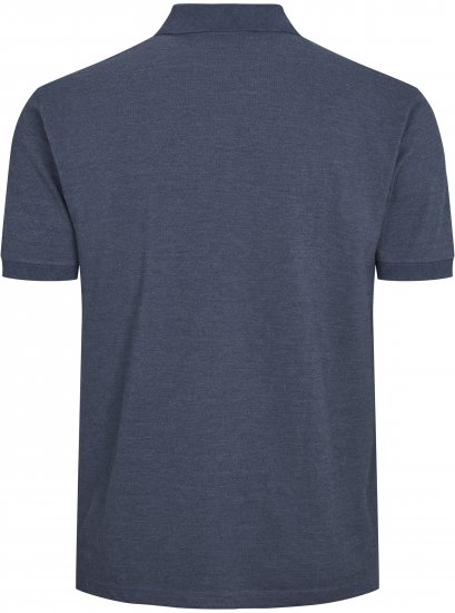 North Latitude Polo Short Sleeve Blue Melange TALL - FÉRFIRUHÁZAT MT-6XLT - TALL-méretek