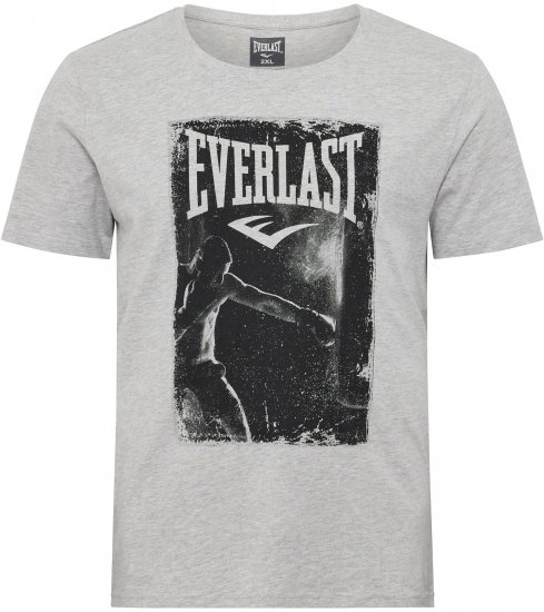 North Latitude Everlast T-shirt Grey Melange - Pólók - Nagyméretű pólók - 2XL-14XL