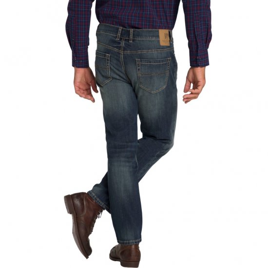 JP1880 Jeans Straight Fit Super Stretch Denim Used Blue - Farmer & nadrág - Farmer és nadrág - W40-W70