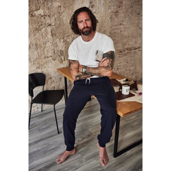 JP1880 Sweatpants Modern Fit Lightweight Navy - FÉRFIRUHÁZAT MT-6XLT - TALL-méretek