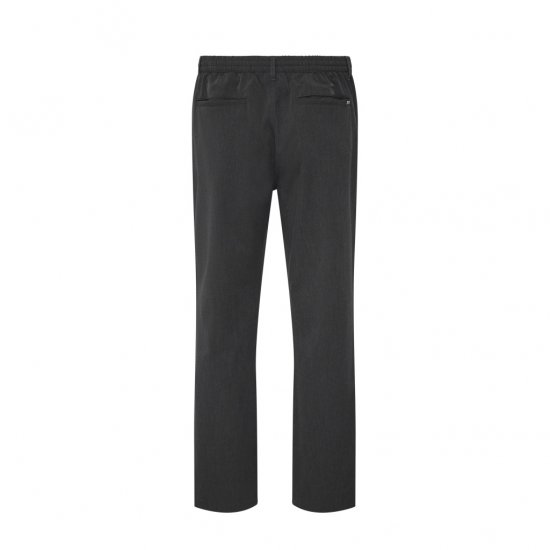North Latitude Dress Pants Elastic Waist Dark Grey Melange - Nadrág - Nagyméretű Férfi Nadrág