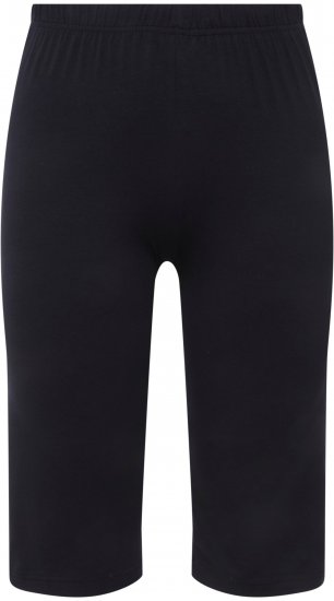 Ulla Popken Stretch Knit Bike Shorts Blue - Női Farmer & Nadrágok Nagy Méretekben – Plus Size - 