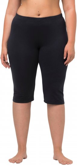 Ulla Popken Stretch Knit Bike Shorts Blue - Női Farmer & Nadrágok Nagy Méretekben – Plus Size - 