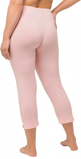 Ulla Popken Basic Stretch Knit Capris Pink - Női Farmer & Nadrágok Nagy Méretekben – Plus Size - 