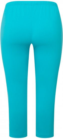 Ulla Popken Basic Stretch Knit Capris Blue - Női Farmer & Nadrágok Nagy Méretekben – Plus Size - 