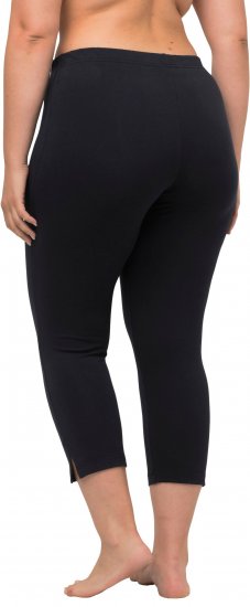 Ulla Popken Basic Stretch Knit Capris Navy - Női Farmer & Nadrágok Nagy Méretekben – Plus Size - 