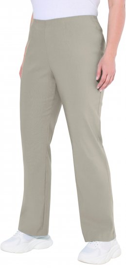 Ulla Popken Classic Stretch Bengaline Comfort Pants Brown - Női Farmer & Nadrágok Nagy Méretekben – Plus Size - 
