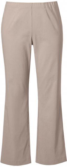 Ulla Popken Classic Stretch Bengaline Comfort Pants Beige - Női Farmer & Nadrágok Nagy Méretekben – Plus Size - 