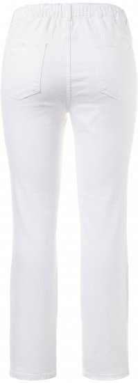 Ulla Popken Sienna Stretch Twill Jeggings Snow White - Női Farmer & Nadrágok Nagy Méretekben – Plus Size - 