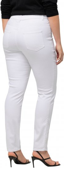 Ulla Popken Sienna Stretch Twill Jeggings Snow White - Női Farmer & Nadrágok Nagy Méretekben – Plus Size - 